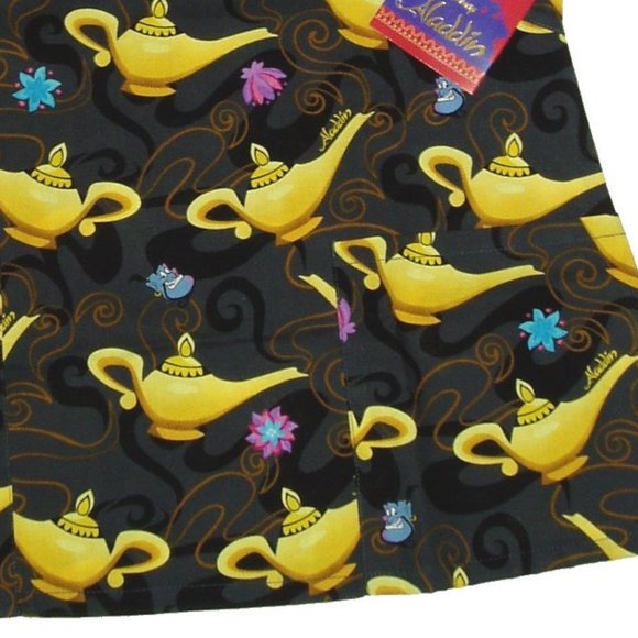 Aladdin Magic Lamp Scrub Top Medical Uniform Shirt - Picture 4 of 6